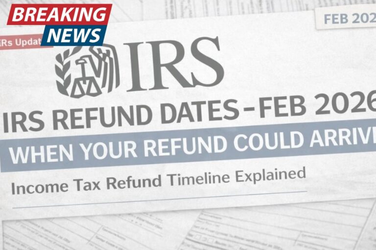 IRS Refund Schedule 2026 When Direct Deposits Are Expected After Acceptance